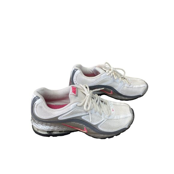 Nike Reax 5 Womens white pink running shoes Size 8 SKU 8974 - Picture 4 of 16